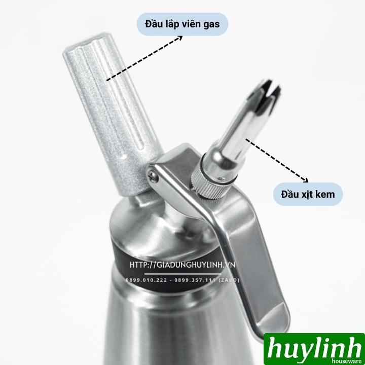 Bình xịt kem tươi Mosa - Dung tích 0.5 lít và 1 lít 3