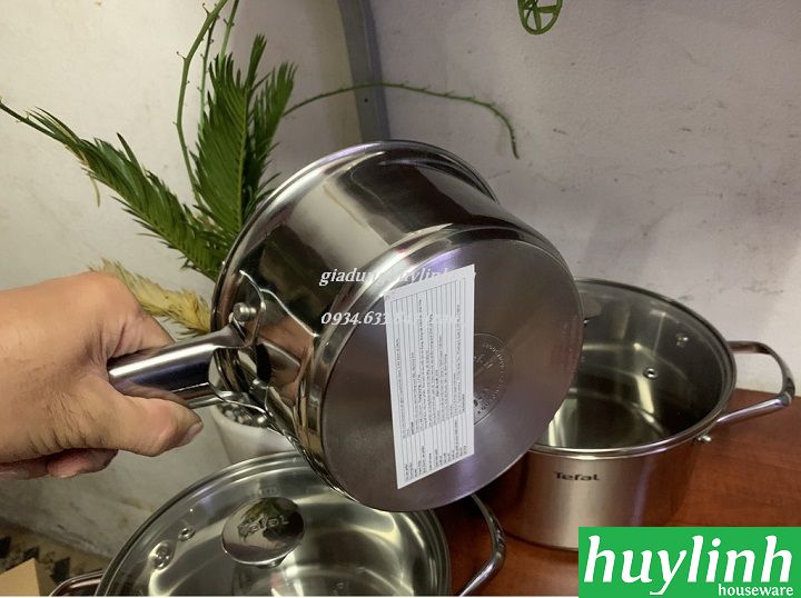 Bộ nồi inox 304 Tefal B907S644 - 3 đáy 3