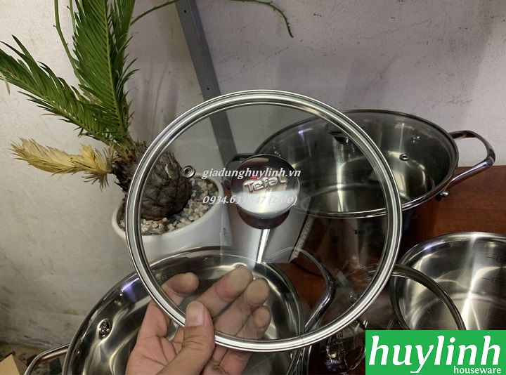 Bộ nồi inox 304 Tefal B907S644 - 3 đáy 4