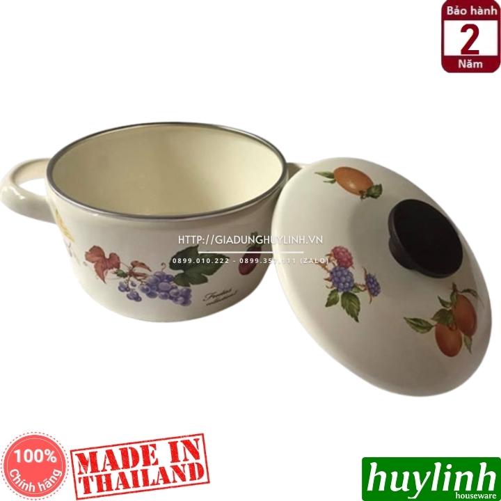 Bộ 3 nồi tráng men đáy từ Fujihoro FRV-3 - (1.4 - 2.4 - 3 lít) - Made in Thái Lan 5