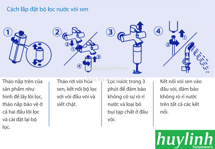 Thiết bị lọc vòi sen tắm Philips AWP1775 3