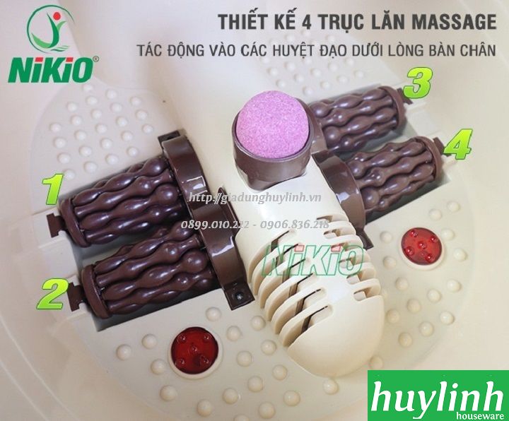 Bồn massage chân cao cấp Nikio NK192 - 5 lít 4