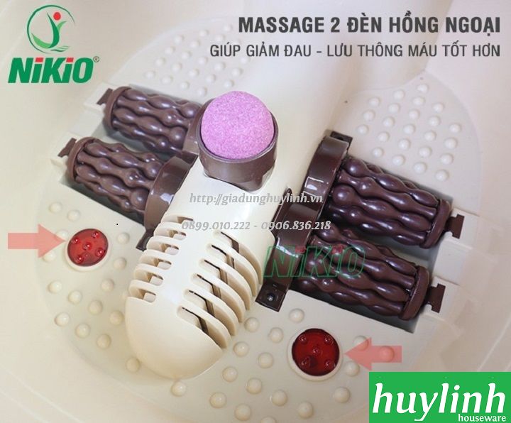 Bồn massage chân cao cấp Nikio NK192 - 5 lít 5