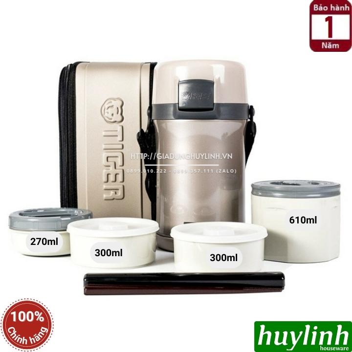 Cà men hộp cơm giữ nhiệt Tiger LWU-F200 - 4 ngăn - 1.48 lít 4