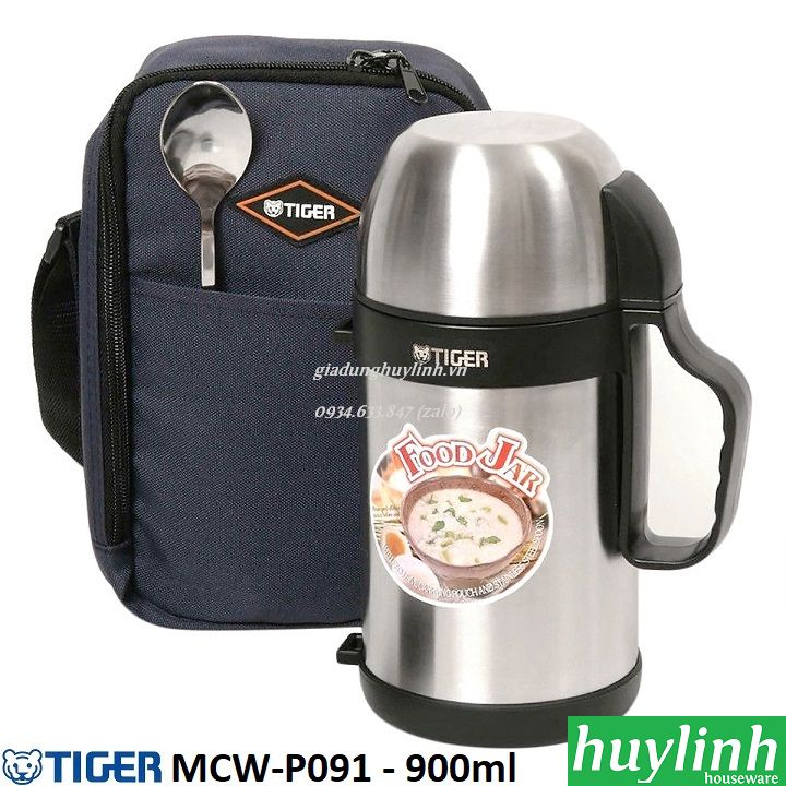 Cà men hộp cơm giữ nhiệt Tiger MCW-P091 - 900 ml