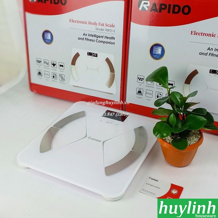 Cân sức khỏe phân tích cơ thể Rapido RSF01-S 3