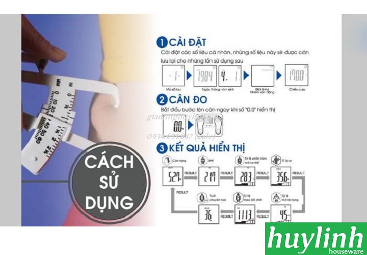 Cân sức khỏe Tanita BC859 phân tích cơ thể - giadunghuylinh.vn 5