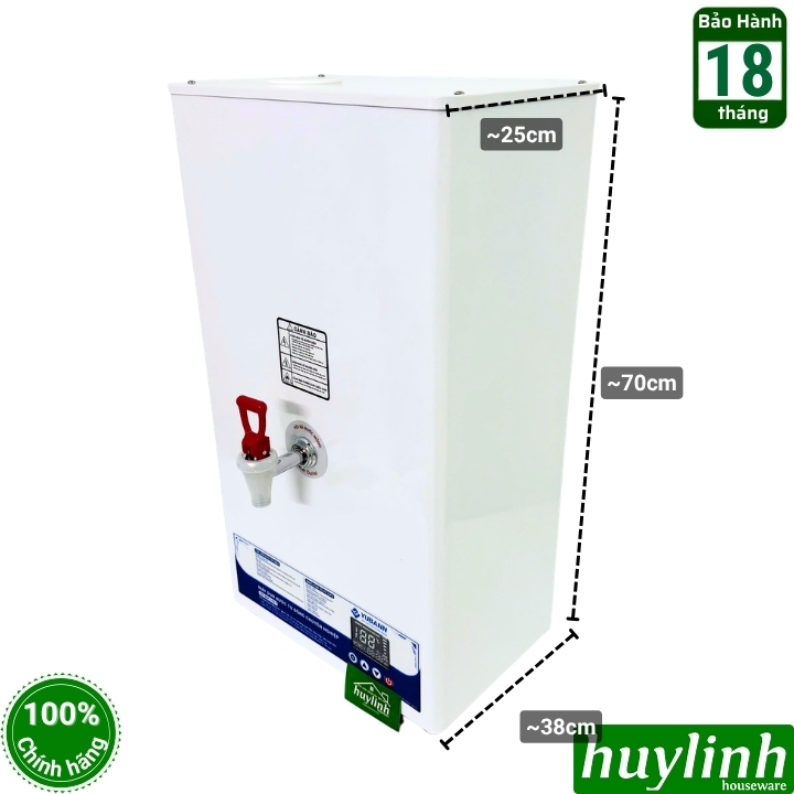 Máy - Cây đun nước nóng tự động Yubann YB-65L - dung tích 35 lít - công suất 65 lít/h 2