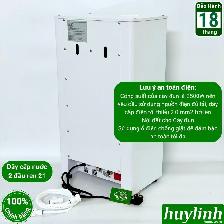 Máy - Cây đun nước nóng tự động Yubann YB-65L - dung tích 35 lít - công suất 65 lít/h 7