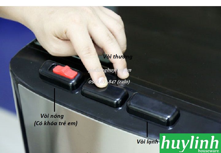 Cây nước nóng lạnh Fujie WD5500C - 3 vòi - giadunghuylinh.vn 5