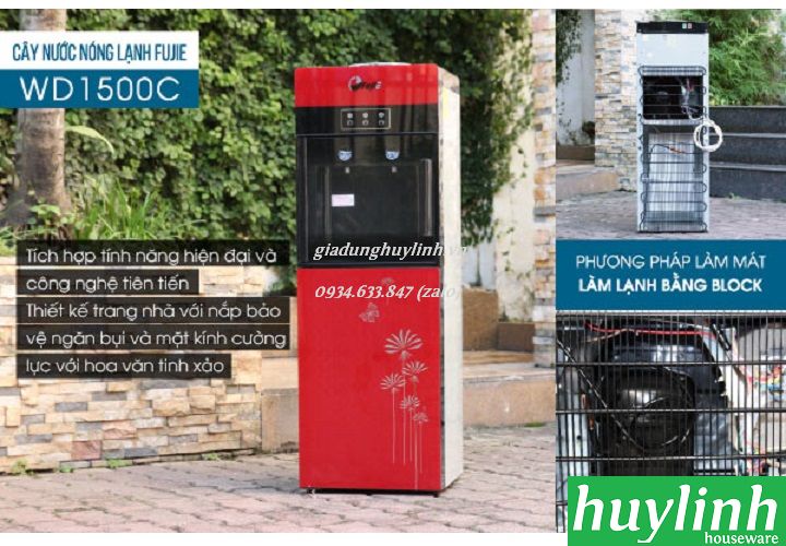 Cây nước nóng lạnh FujiE WD1500C - giadunghuylinh.vn 4