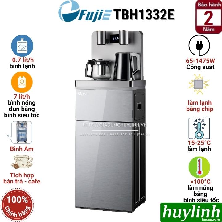 Cây nước nóng lạnh kết hợp bàn pha trà cà phê Fujie TBH1332E - làm lạnh bằng chip điện tử