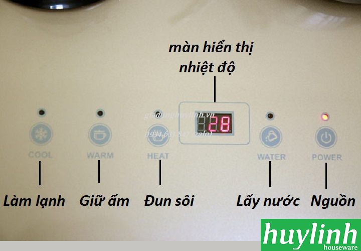 Cây nước nóng lạnh Fujie WD3000E - kết hợp bàn pha trà - giadunghuylinh.vn 6