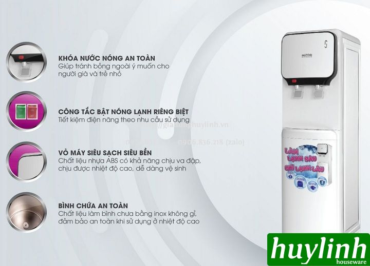 Cây nước nóng lạnh Mutosi MD-200 - Làm lạnh bằng Block 5