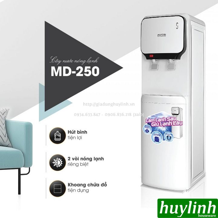 Cây nước nóng lạnh Mutosi MD-250 - Làm lạnh bằng Block 2