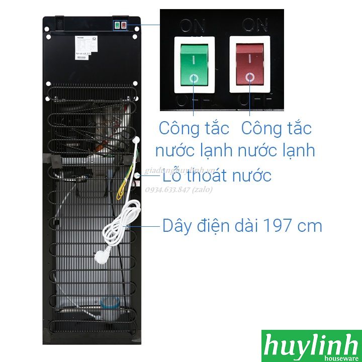Cây nước nóng lạnh Toshiba RWF-W1669BV-K1 6