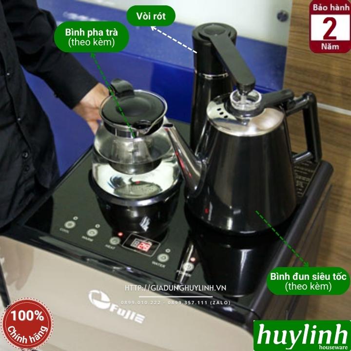 Cây nước nóng lạnh, kết hợp bàn pha trà Fujie WD1170E 3