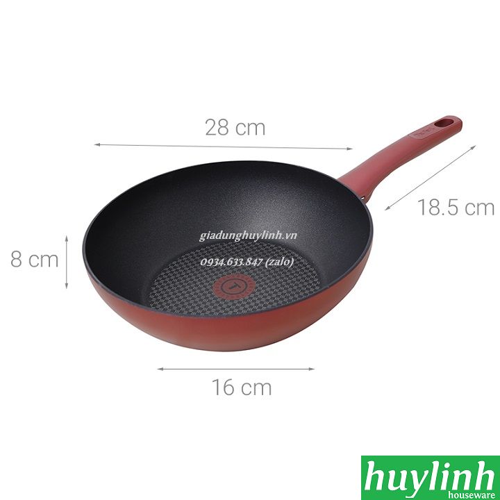 Chào xào chống dính đáy từ Tefal Character C6821972 - 28cm 2