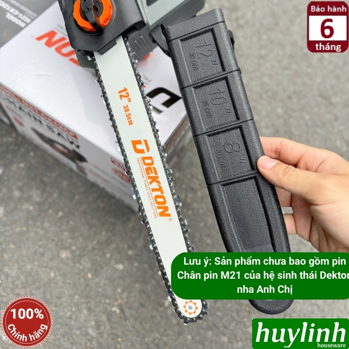 Máy Cưa Xích Dùng Pin Dekton M21-CX12CP – Motor Không Chổi Than 8