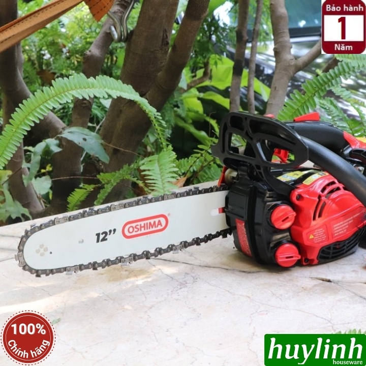 Máy cưa xích mini chạy xăng Oshima CX-2511 - lam dài 30cm - xi lanh 25cc 5