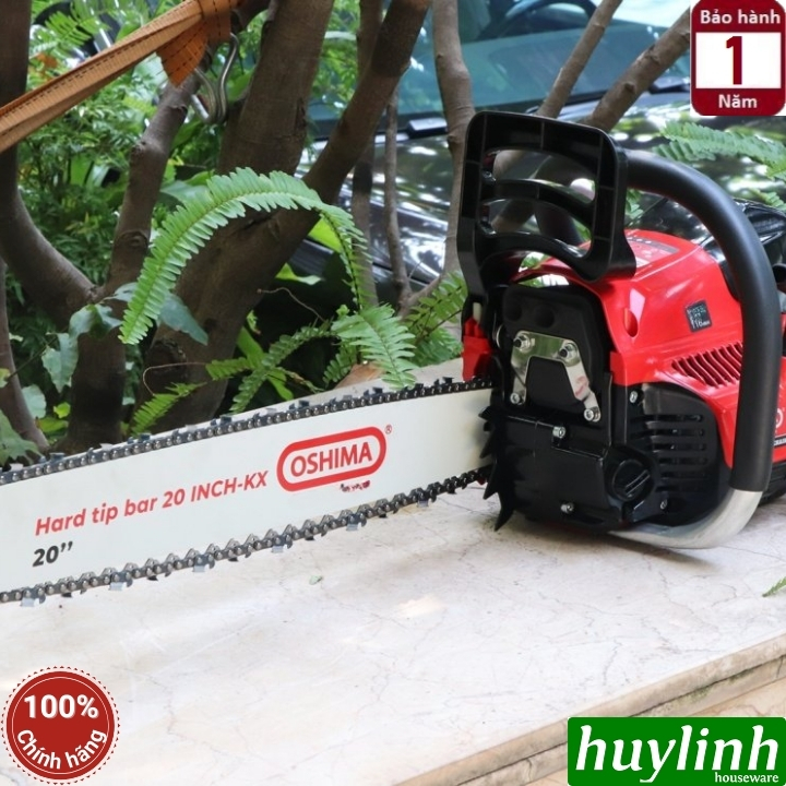Máy cưa xích chạy xăng 2 thì Oshima CX-5801 - 58cc - lam 50cm - 2.4kw 3