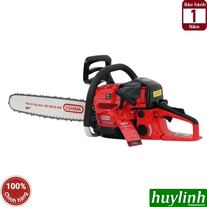 Máy cưa xích chạy xăng 2 thì Oshima CX-5801 - 58cc - lam 50cm - 2.4kw 4