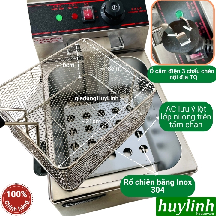 Bếp chiên nhúng đơn Eton ET-ZL1