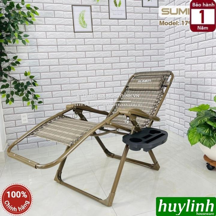 Ghế xếp gấp thư giãn Sumika 179 NEW - Tải trọng 300kg 2