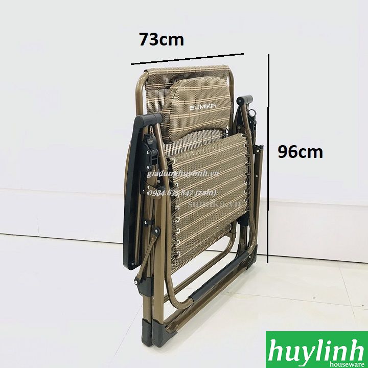 Ghế xếp gấp thư giãn Sumika 638 - Rộng 73cm - Tải trọng 300kg 2