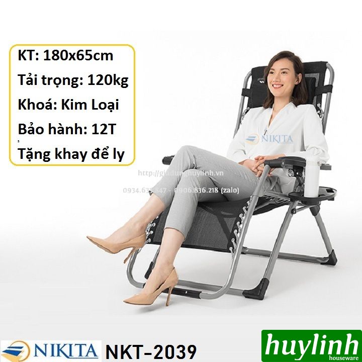 Ghế xếp thư giãn Nikita NKT-2039 (NKT-139A) 