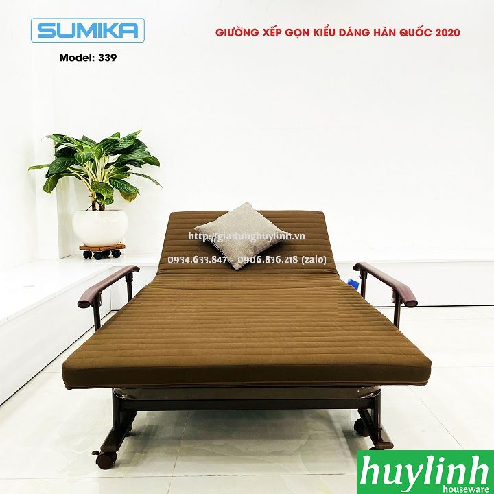 Giường xếp gấp kiểu Hàn Quốc Sumika 339 - 190x90cm 6