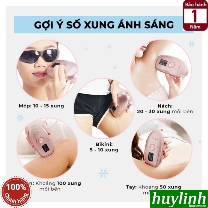 Máy triệt lông Halio IPL Cooling Hair 5