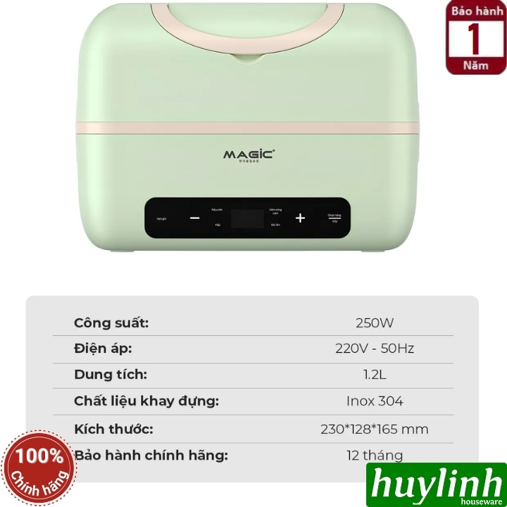 Hộp cơm hâm nóng Magic A-003 7