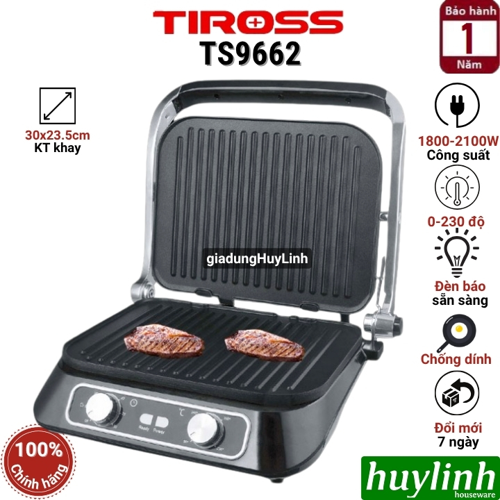Máy nướng bánh mì Tiross TS9662