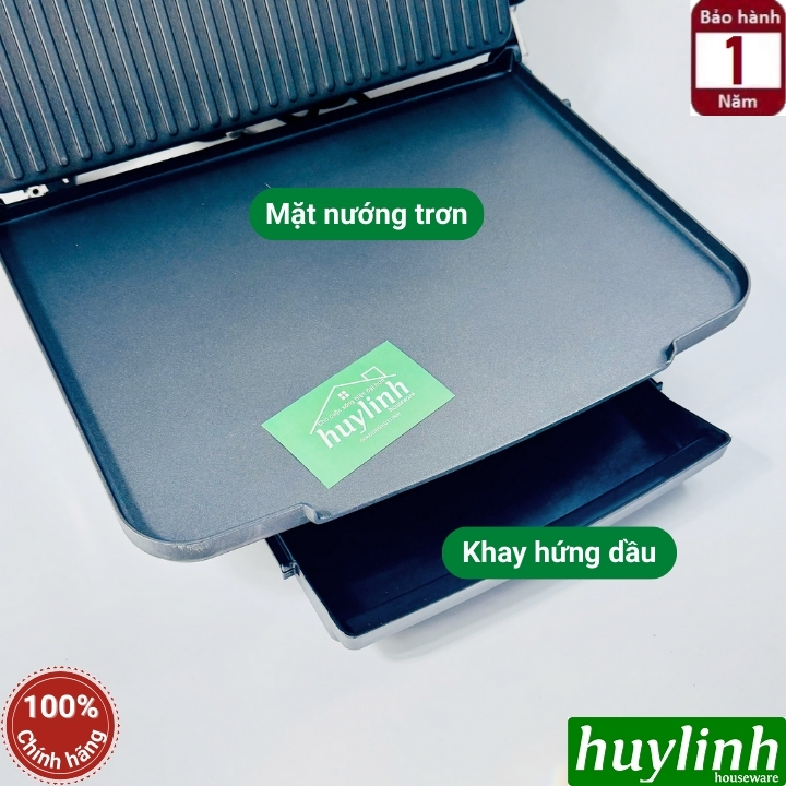 Kẹp - Máy nướng điện đa năng Tiross TS9663 - 2000W 3