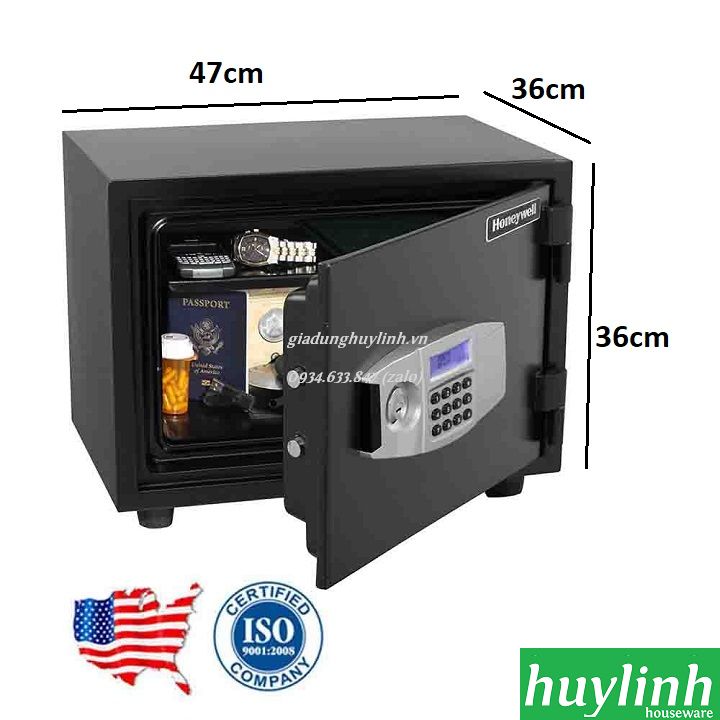 Két sắt điện tử chống cháy, chống nước Honeywell 2112 3