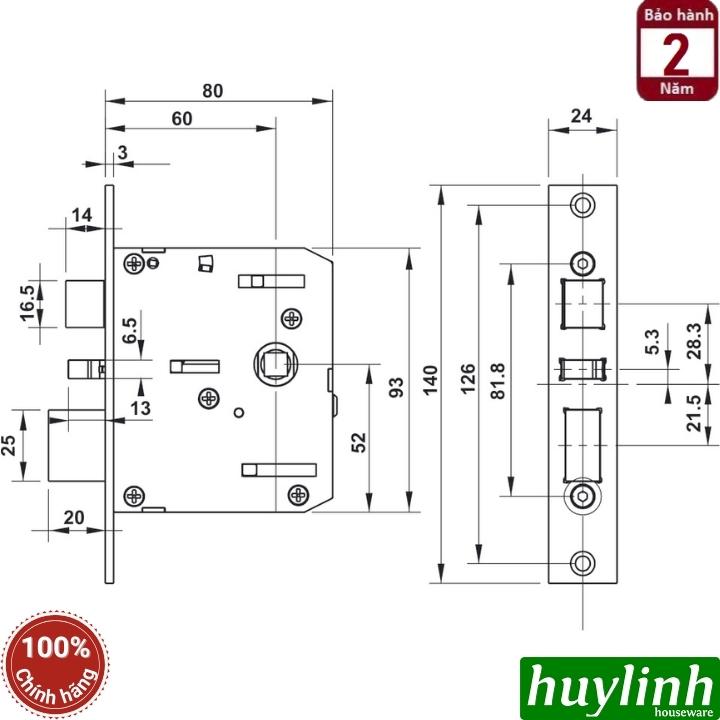 Khoá cửa điện tử Hafele DL7000 – 912.05.497 - dùng thẻ từ và mã pin 4