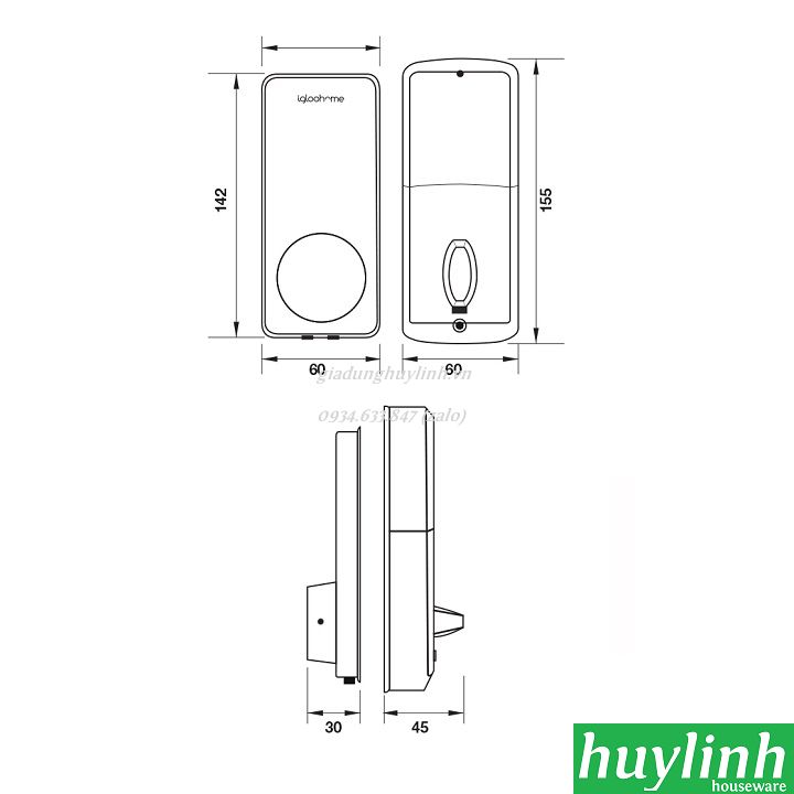 Khóa điện tử Hafele ED4900-TB - 912.05.380 2