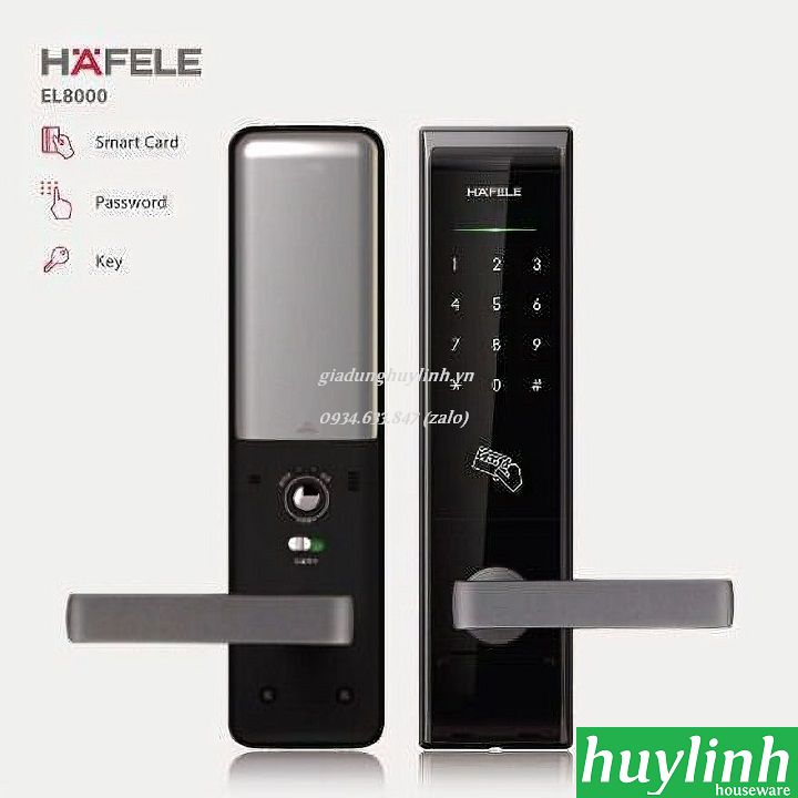 Khóa điện tử Hafele EL8000-TC - 912.05.359 4