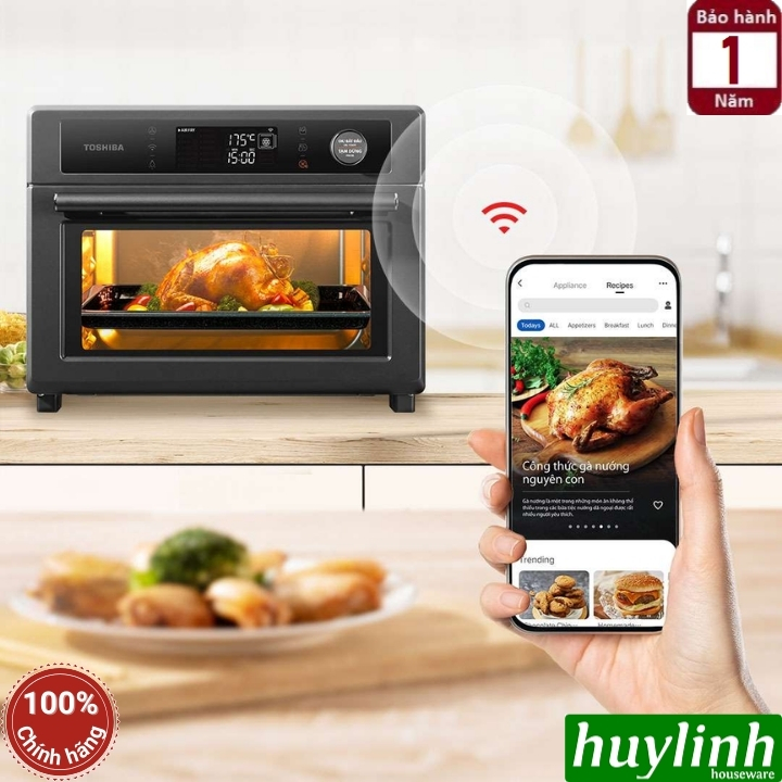 Lò chiên nướng không dầu Toshiba TL2-SAC25GZC 8