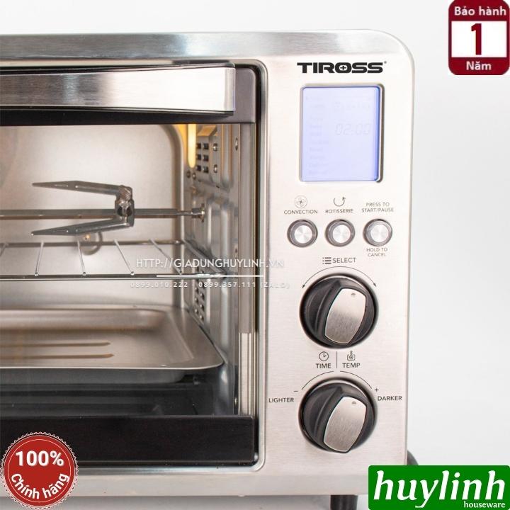 Lò nướng đối lưu Tiross TS9608 - 28 lít - 1500W - Màn hình LCD 3