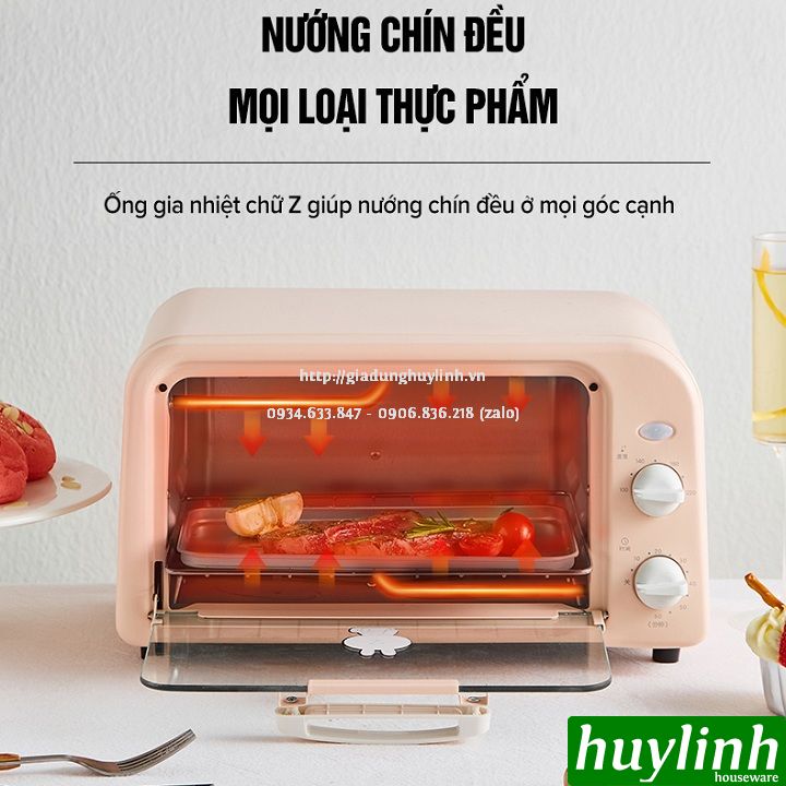 Lò nướng mini Joyoung Line KX10-V161XL - 10 lít [Cony x Sally] 7