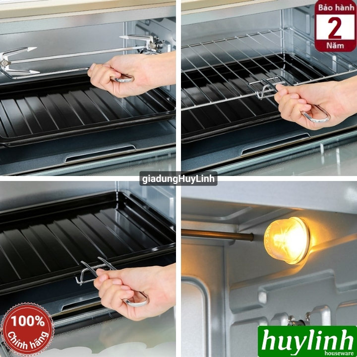 Lò nướng đối lưu Sanaky VH-309N2D - 30 lít - 1600W - 6 chức năng 4