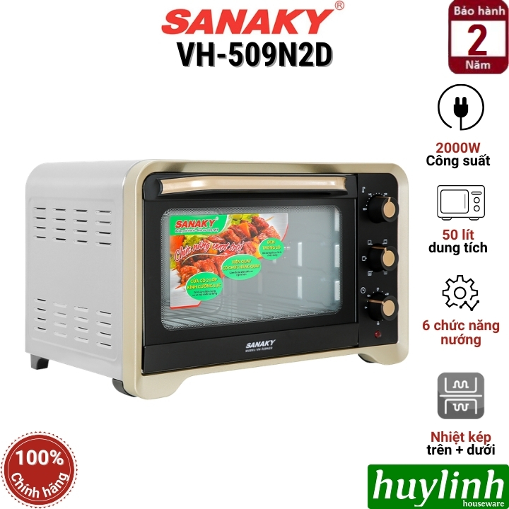 Lò nướng điện đối lưu Sanaky VH-509S2D – VH-509N2D 2