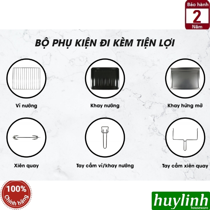 Lò nướng điện đối lưu Sanaky VH-509S2D – VH-509N2D 5
