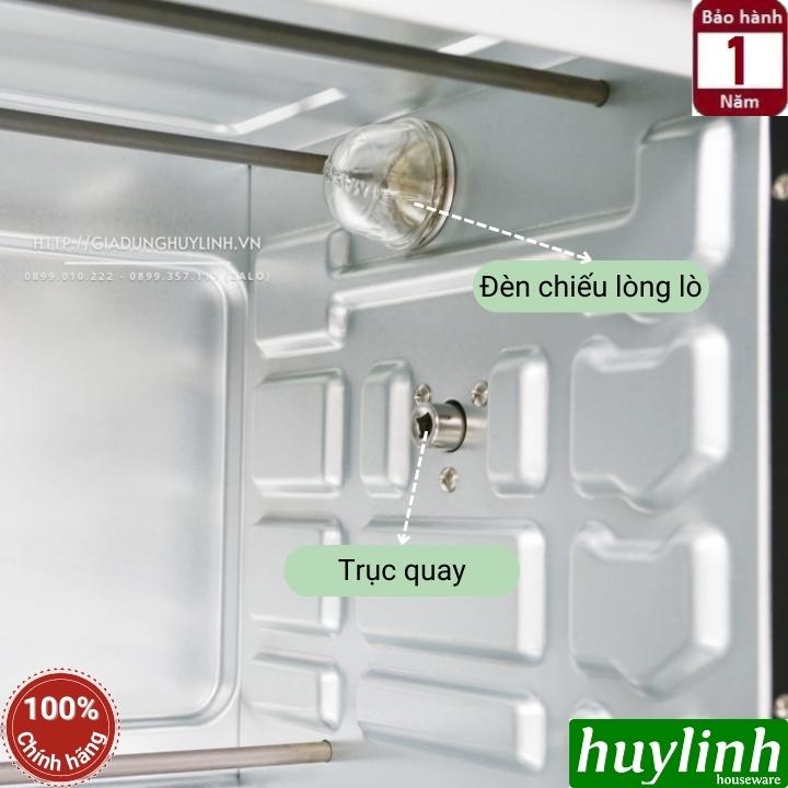 Lò nướng thùng Sanaky VH259S2D - Dung tích 25 lít - 6 chức năng nướng 4