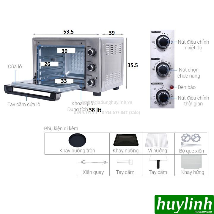 Lò nướng Sharp EO-A383RCSV-ST - 38 Lít 2