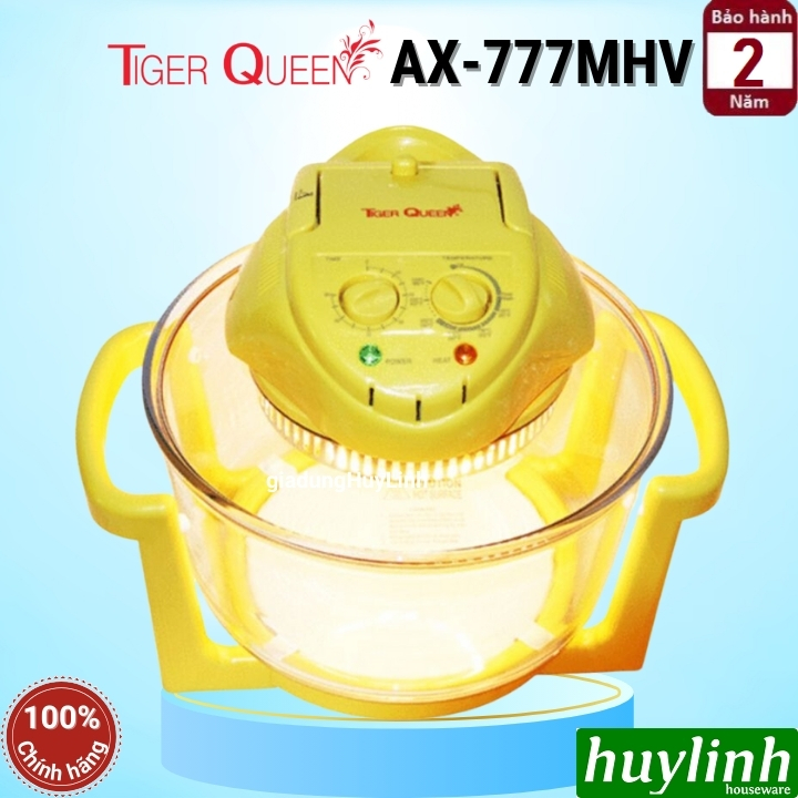 Lò nướng thủy tinh đèn Halogen Tiger Queen AX-777MHV