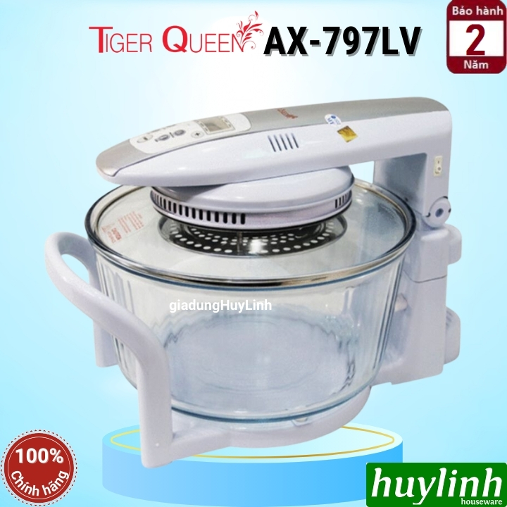 Lò nướng điện tử thủy tinh Tiger Queen AX-797LV