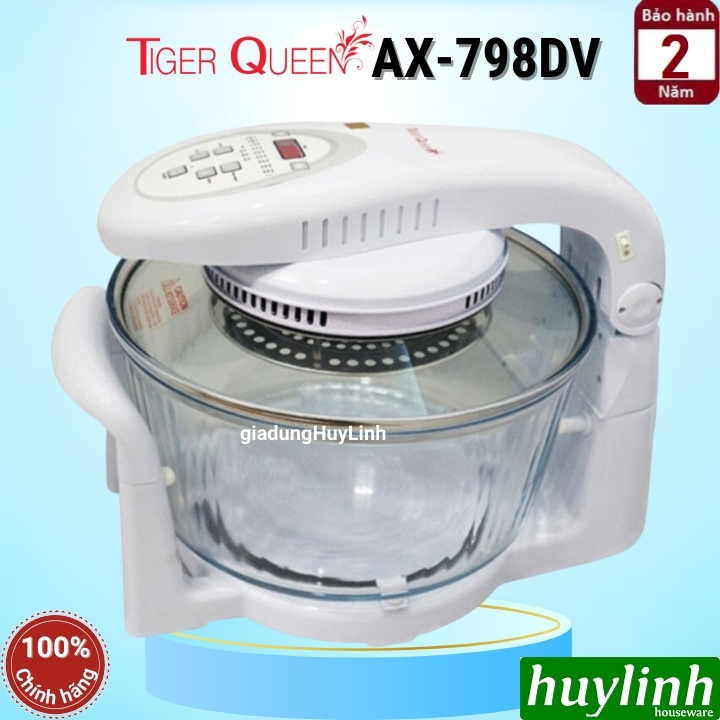 Lò nướng điện tử thủy tinh hiệu Tiger Queen AX-798DV